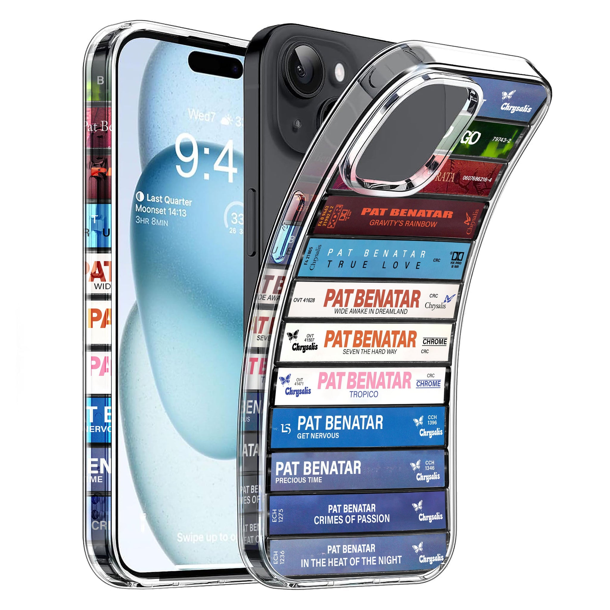 Pat Benatar Albums Cassette Collection Retro Phone Case