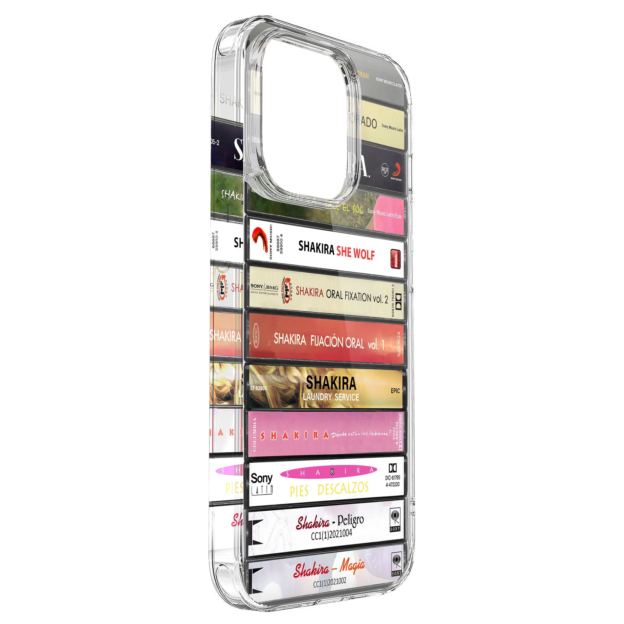 Shakira Albums Cassette Collection Retro Phone Case
