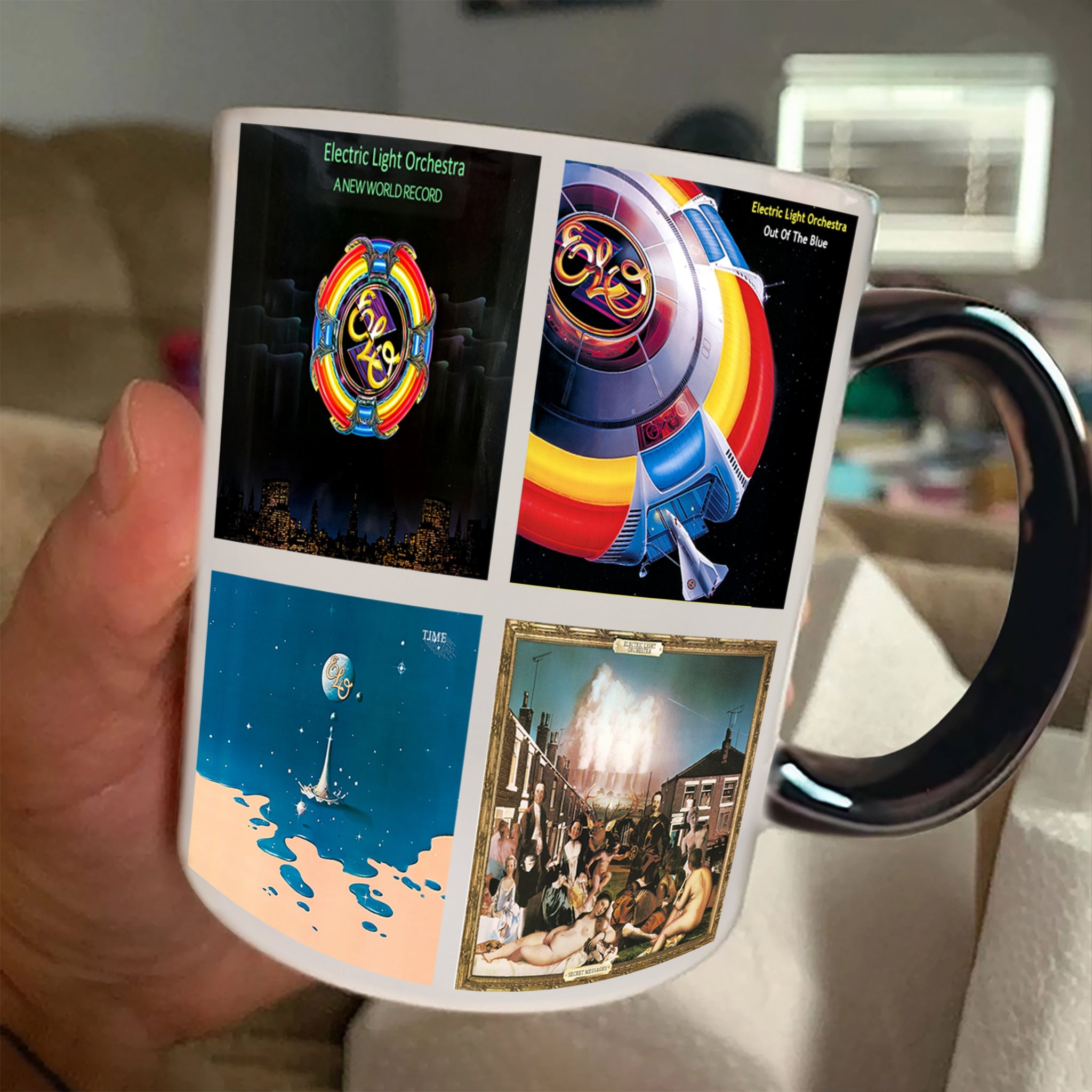 Electric Light Orchestra Albums Cover 80s Collection Retro Mug