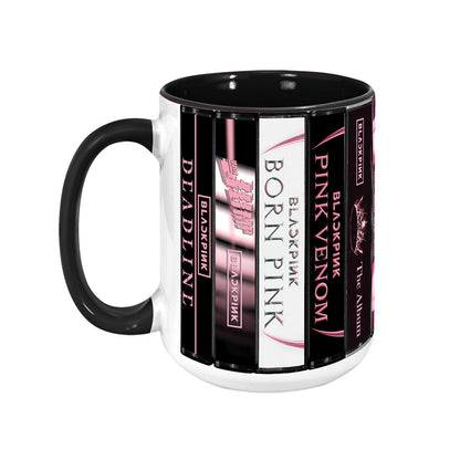 Blackpink Albums Cassette Collection Retro Accent Mug