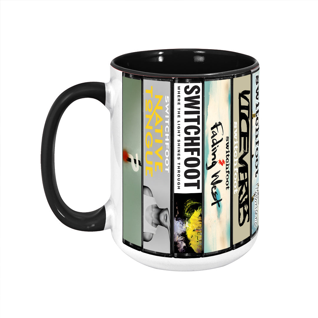 Switchfoot Albums Cassette Collection Retro Accent Mug