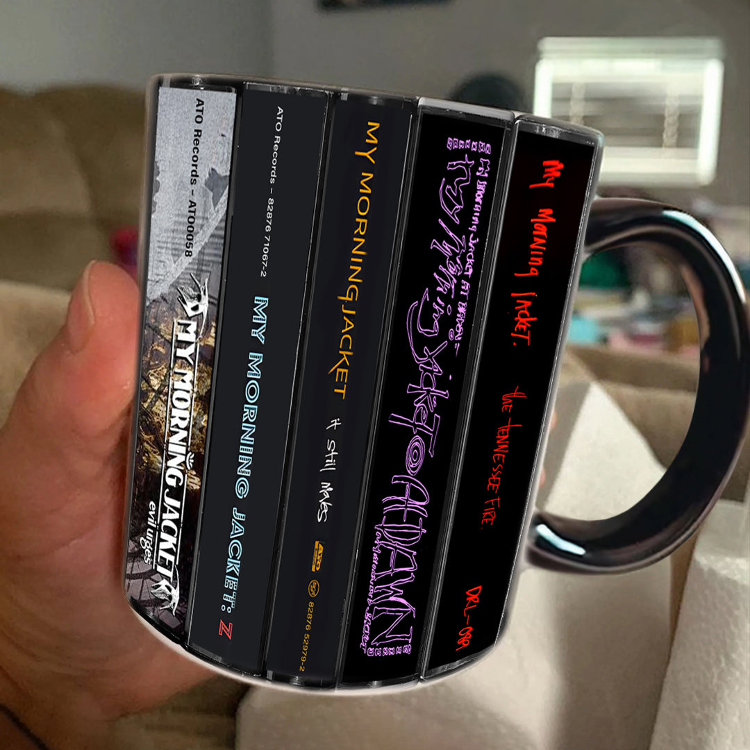 My Morning Jacket Albums Cassette Collection Retro Accent Mug