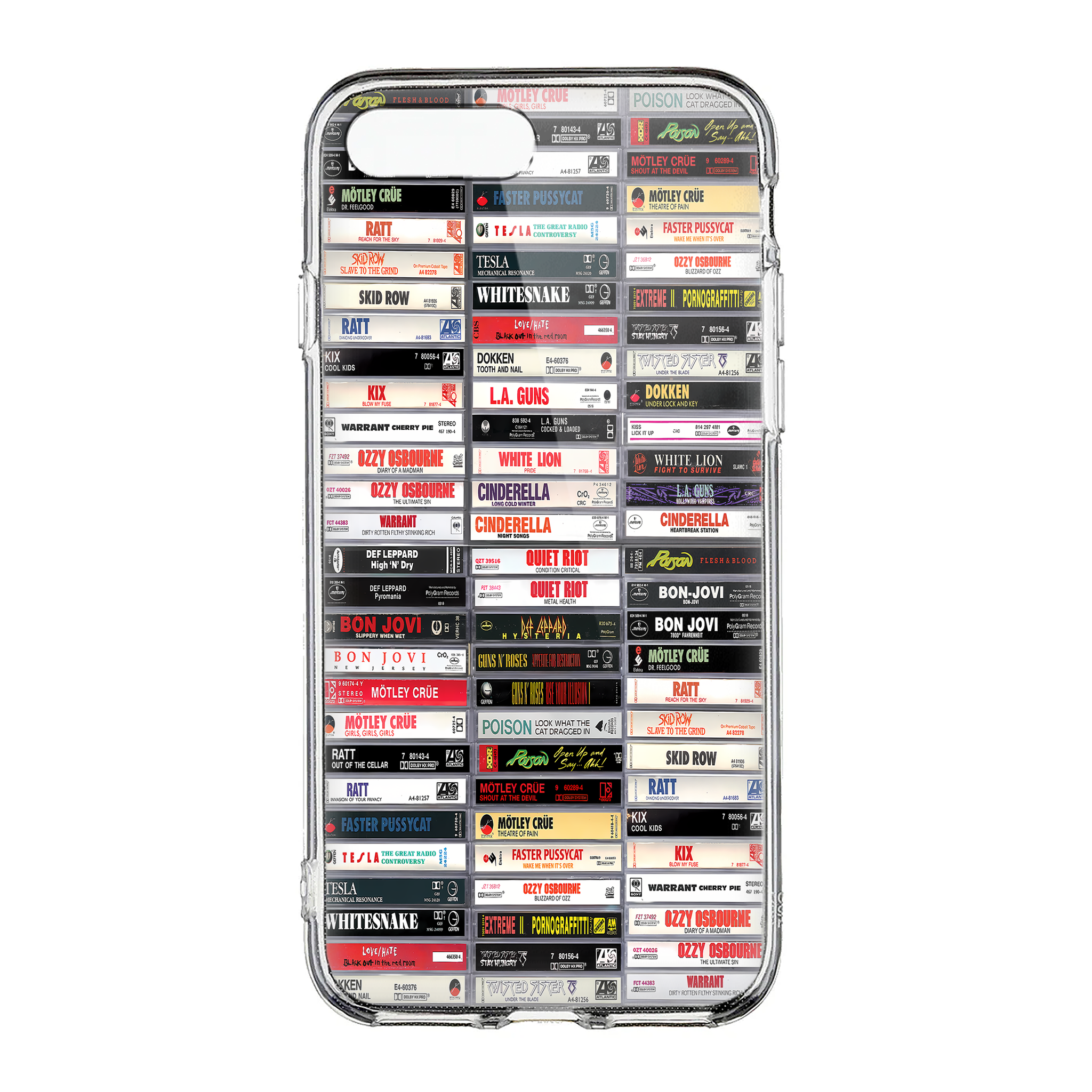 Metal Heavy Metal Kings Classic Albums Cassette Collection Retro MagSafe Phone Case