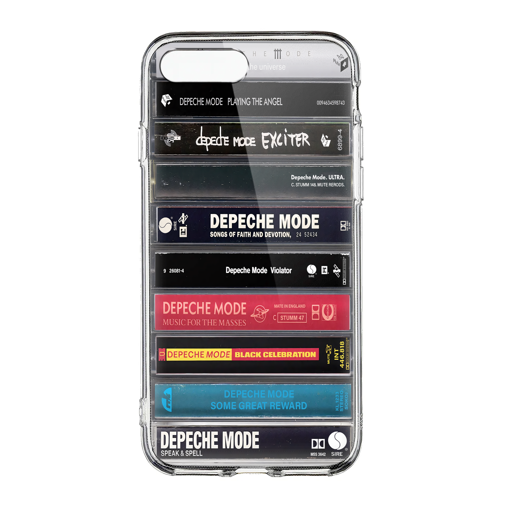 Depeche Mode Albums Cassette Collection Retro MagSafe Phone Case