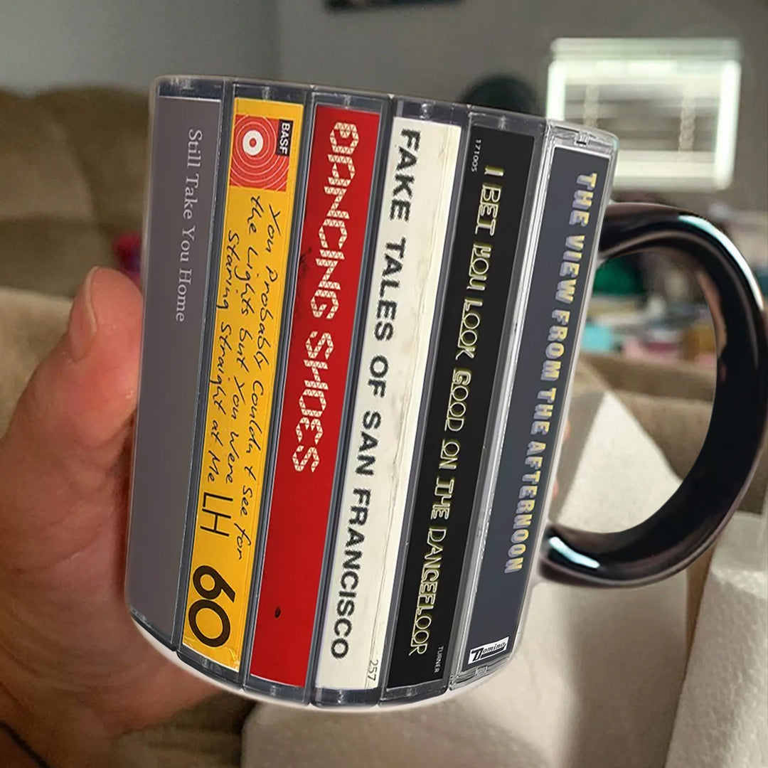 Arctic Monkeys Debut Album Retro Cassette Collection Accent Mug