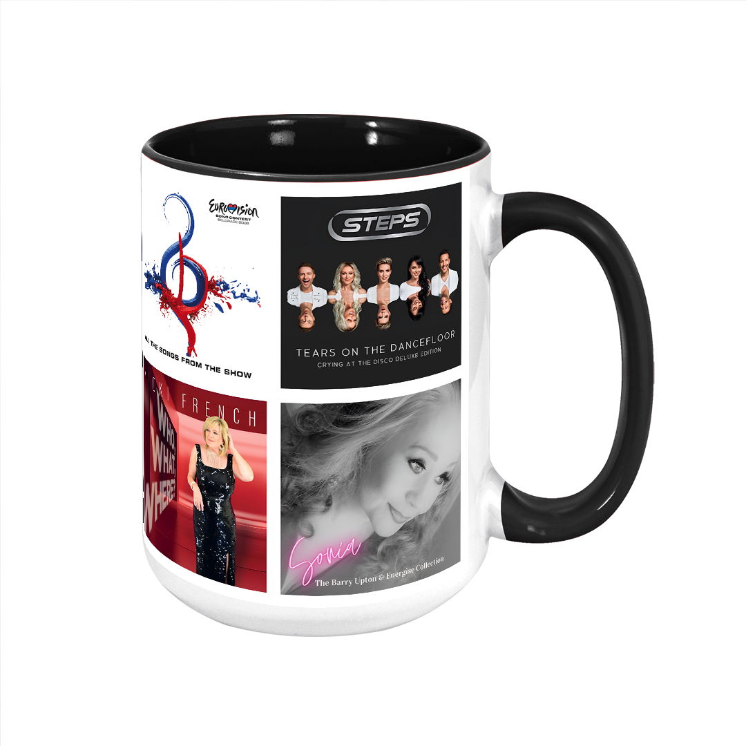 2000s Euro-Pop Albums Cover Collection Retro Mug