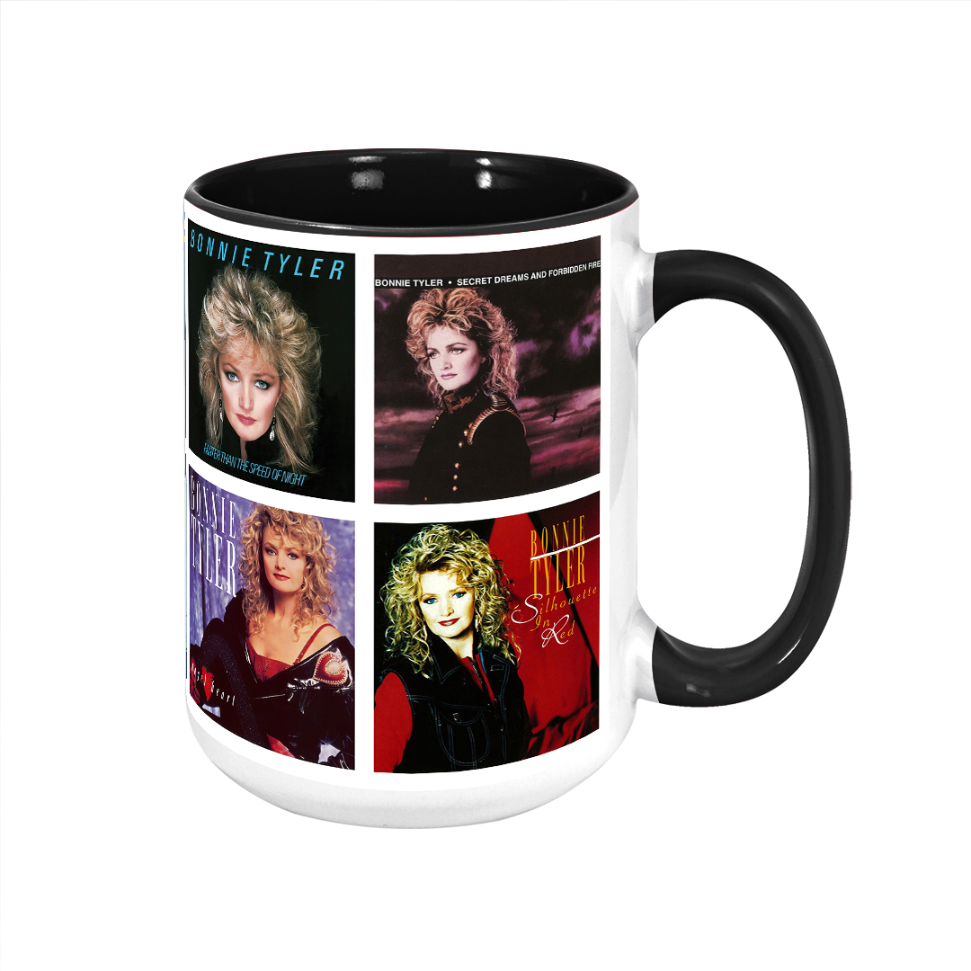 Bonnie Tyler Albums Cover Collection Retro Mug