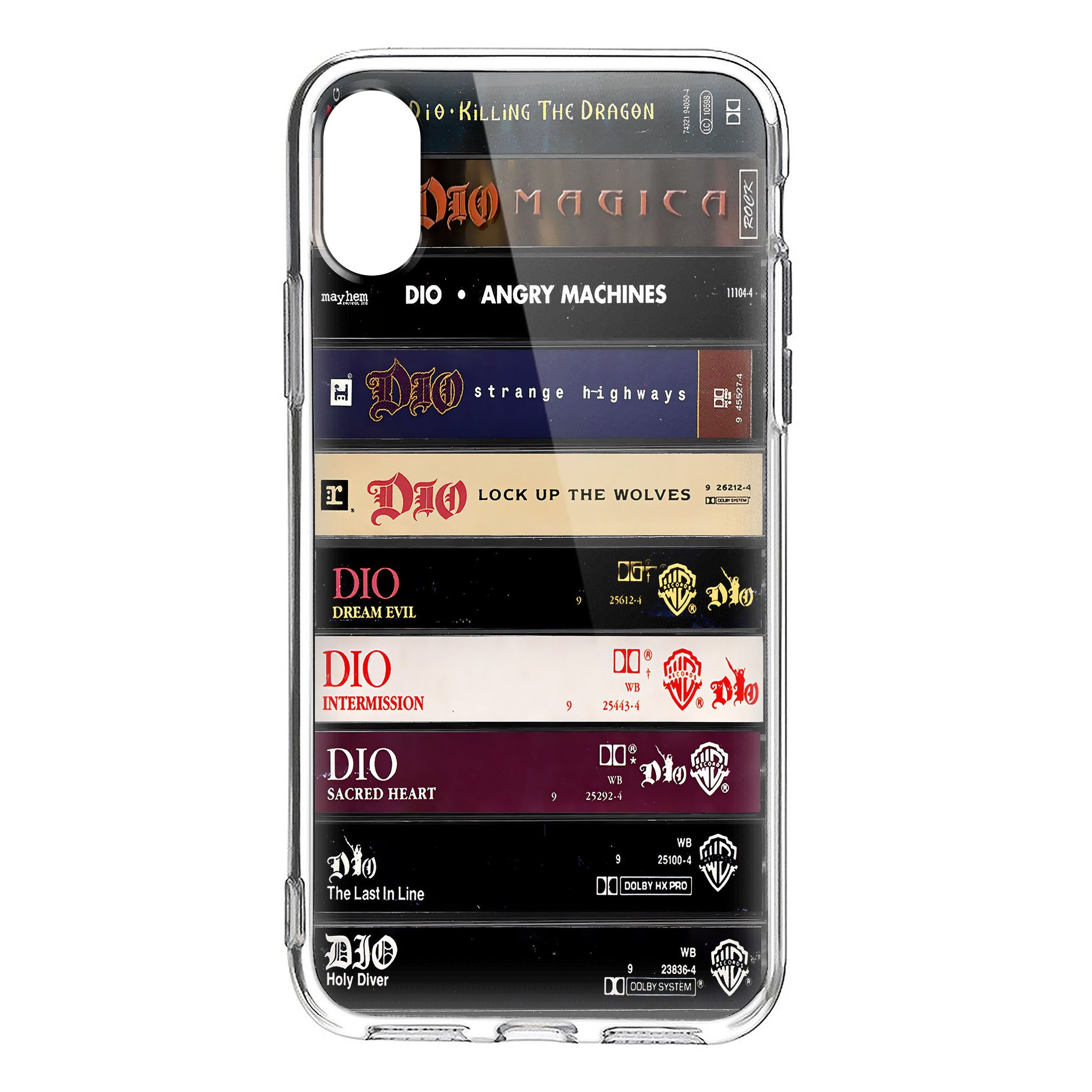 Dio Albums Cassette Collection Retro Phone Case