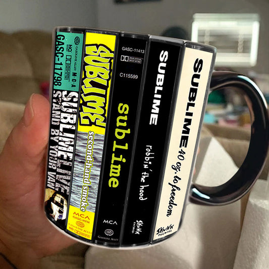 Sublime Albums Cassette Collection Retro Accent Mug
