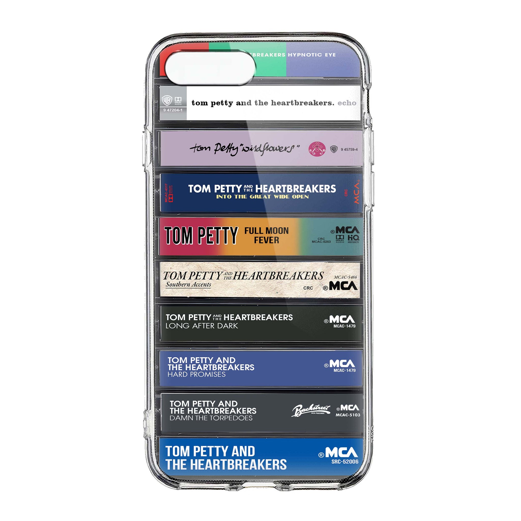Tom Petty Albums Cassette Collection Retro Phone Case