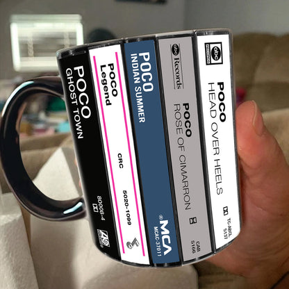 Poco Albums Cassette Collection Retro Accent Mug