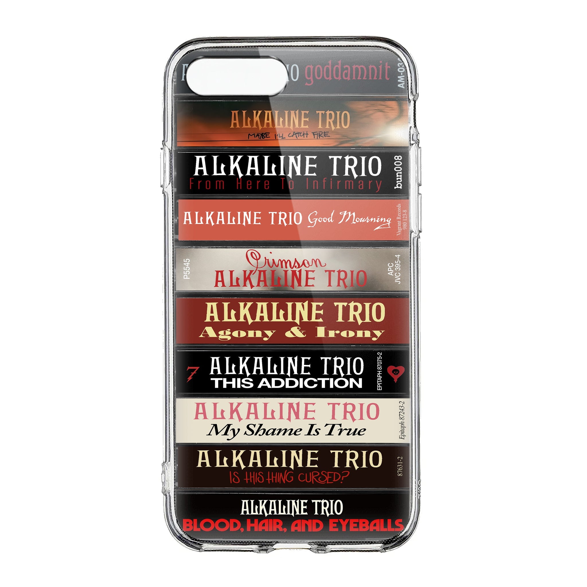 Alkaline Trio Albums Cassette Collection Retro Phone Case