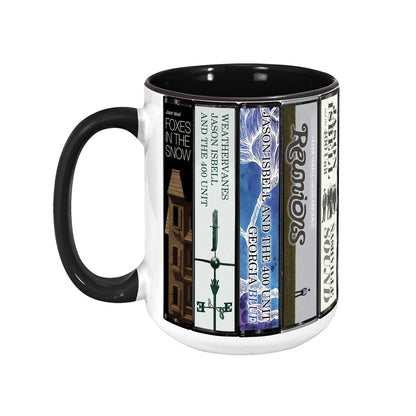 Jason Isbell Albums Cassette Collection Retro Accent Mug