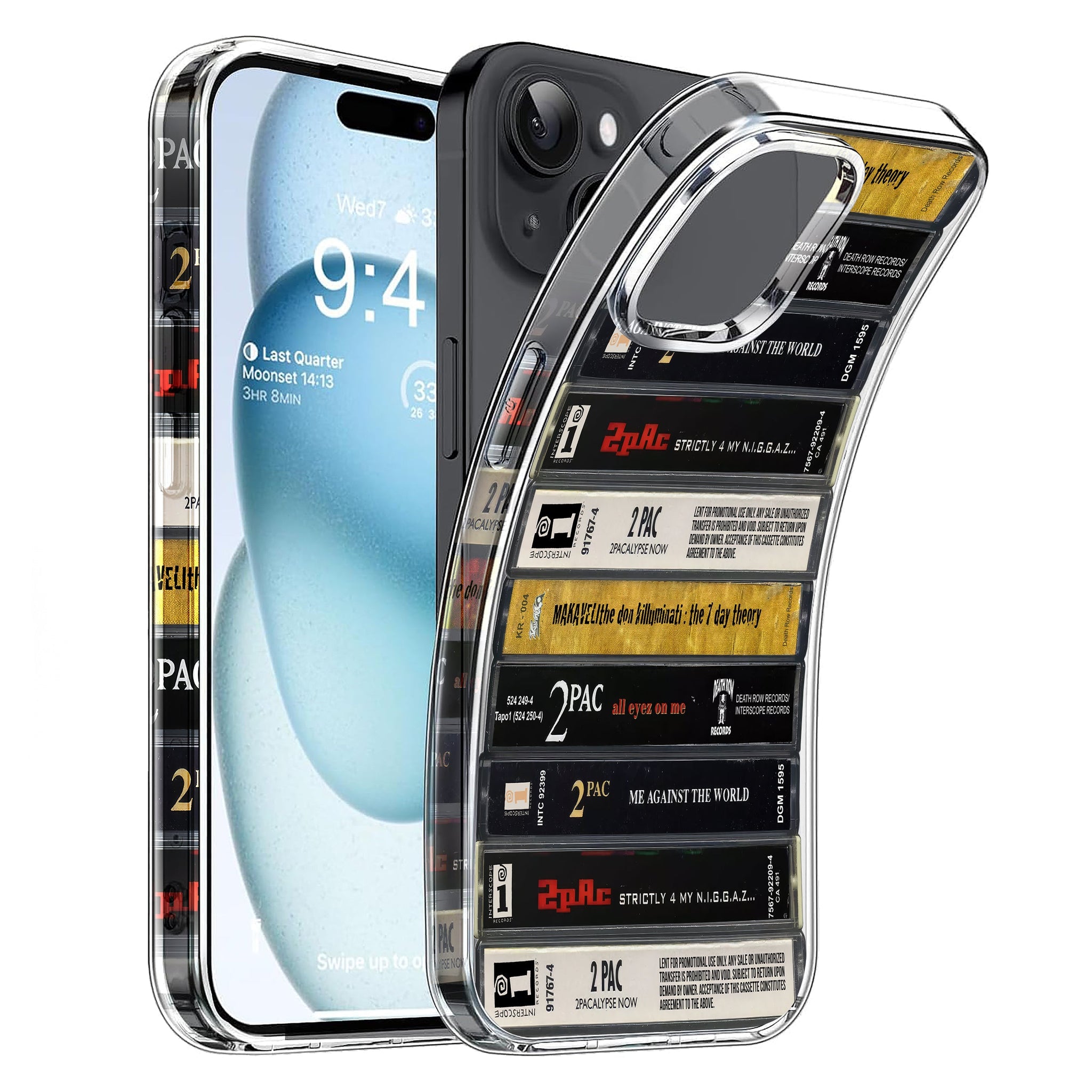 Tupac Albums Cassette Collection Retro MagSafe Phone Case