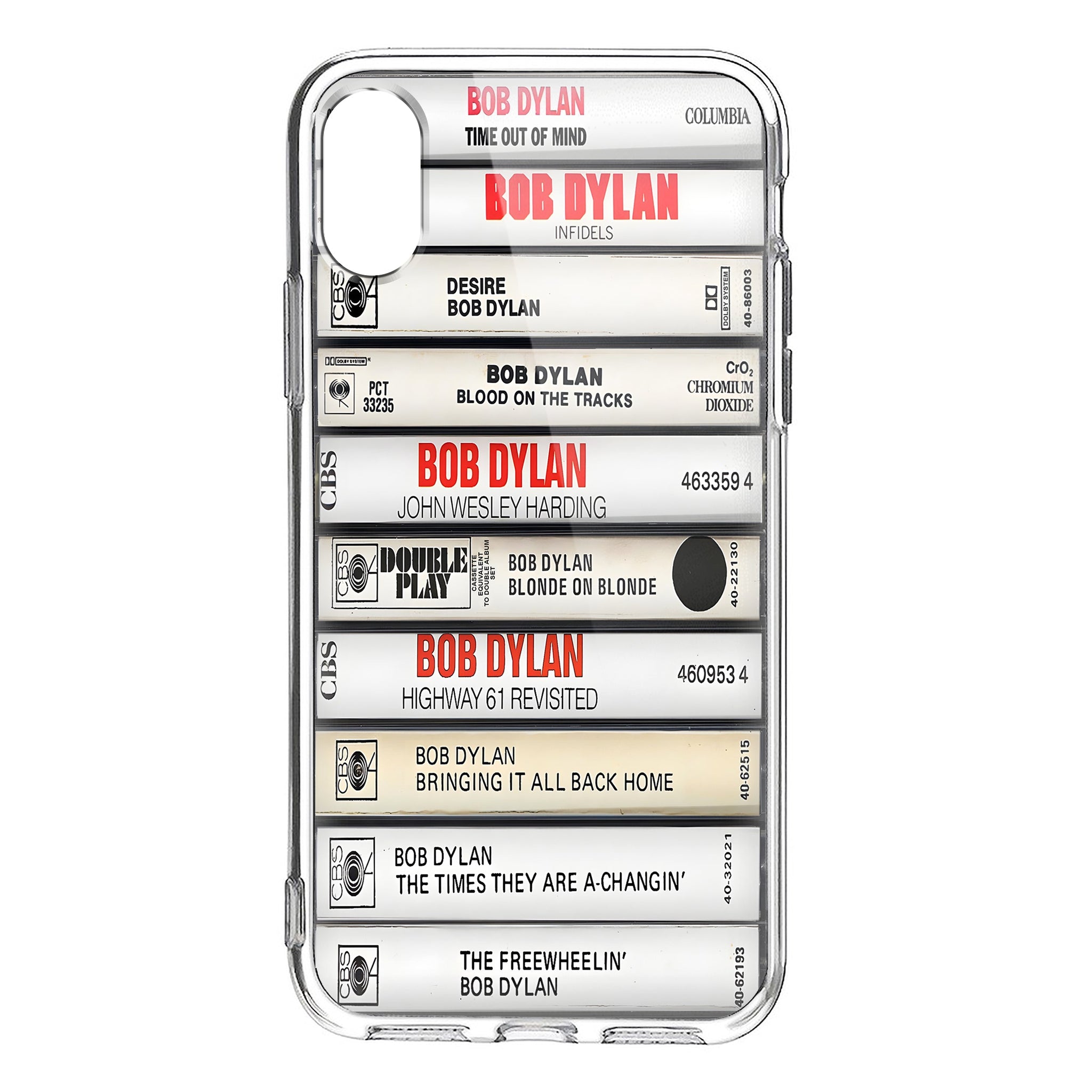 Bob Dylan Albums Cassette Collection Retro MagSafe Phone Case