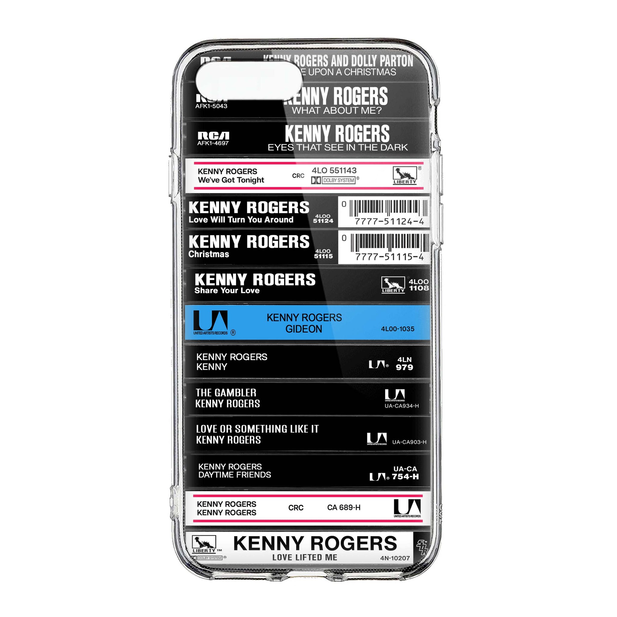 Kenny Rogers Albums Cassette Collection Retro MagSafe Phone Case