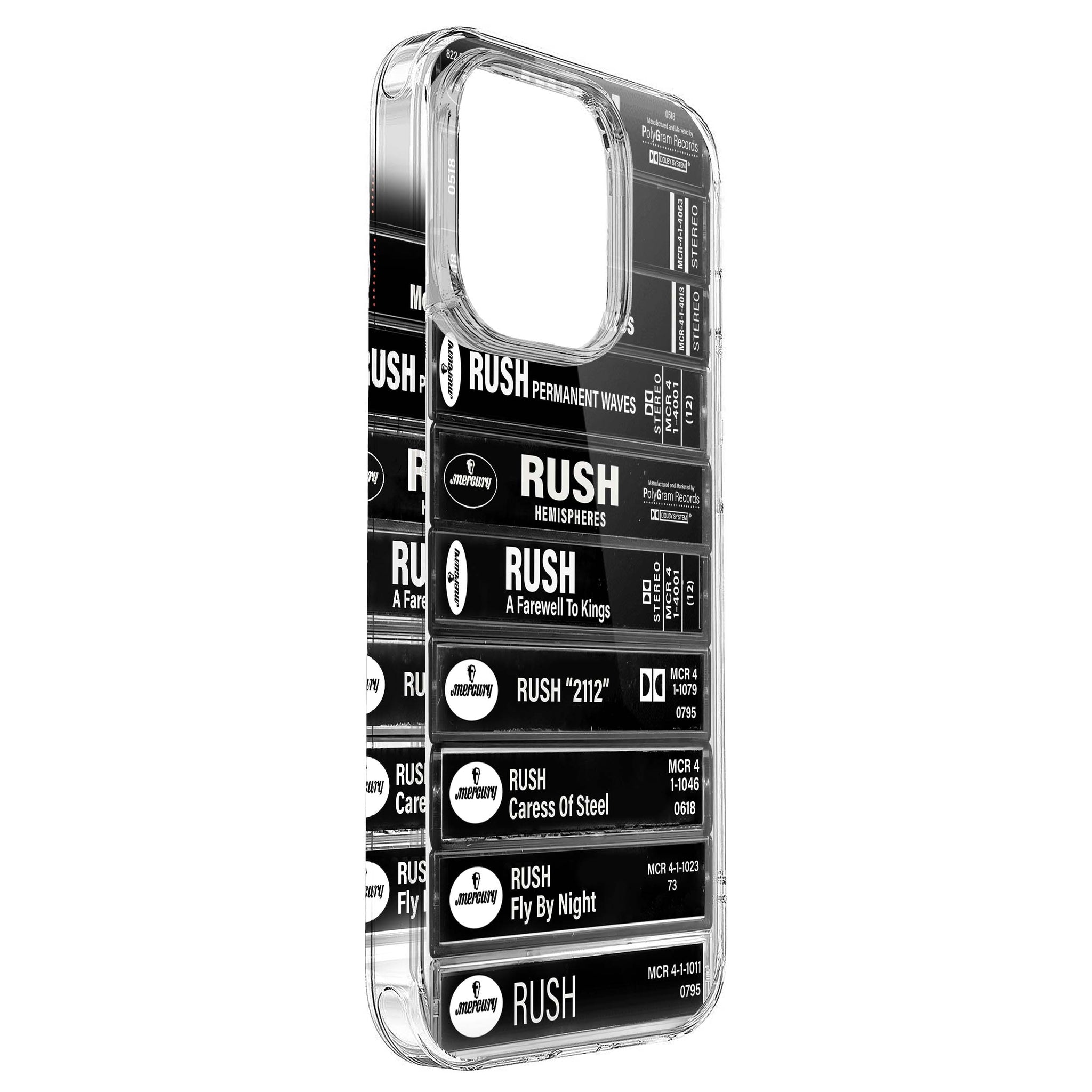 Rush Albums Cassette Collection Retro Phone Case