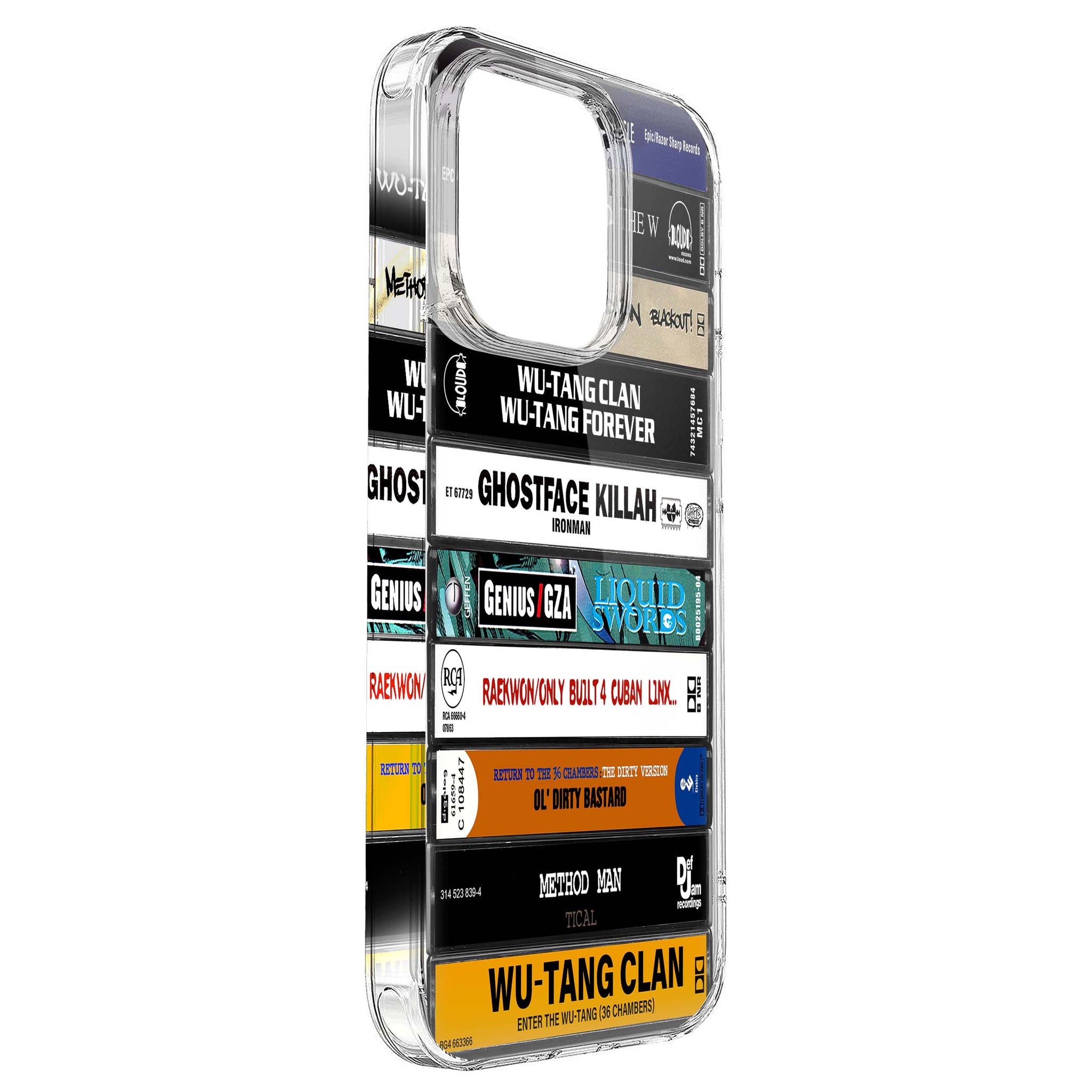 Wu-tang Clan Albums Cassette Collection Retro Phone Case