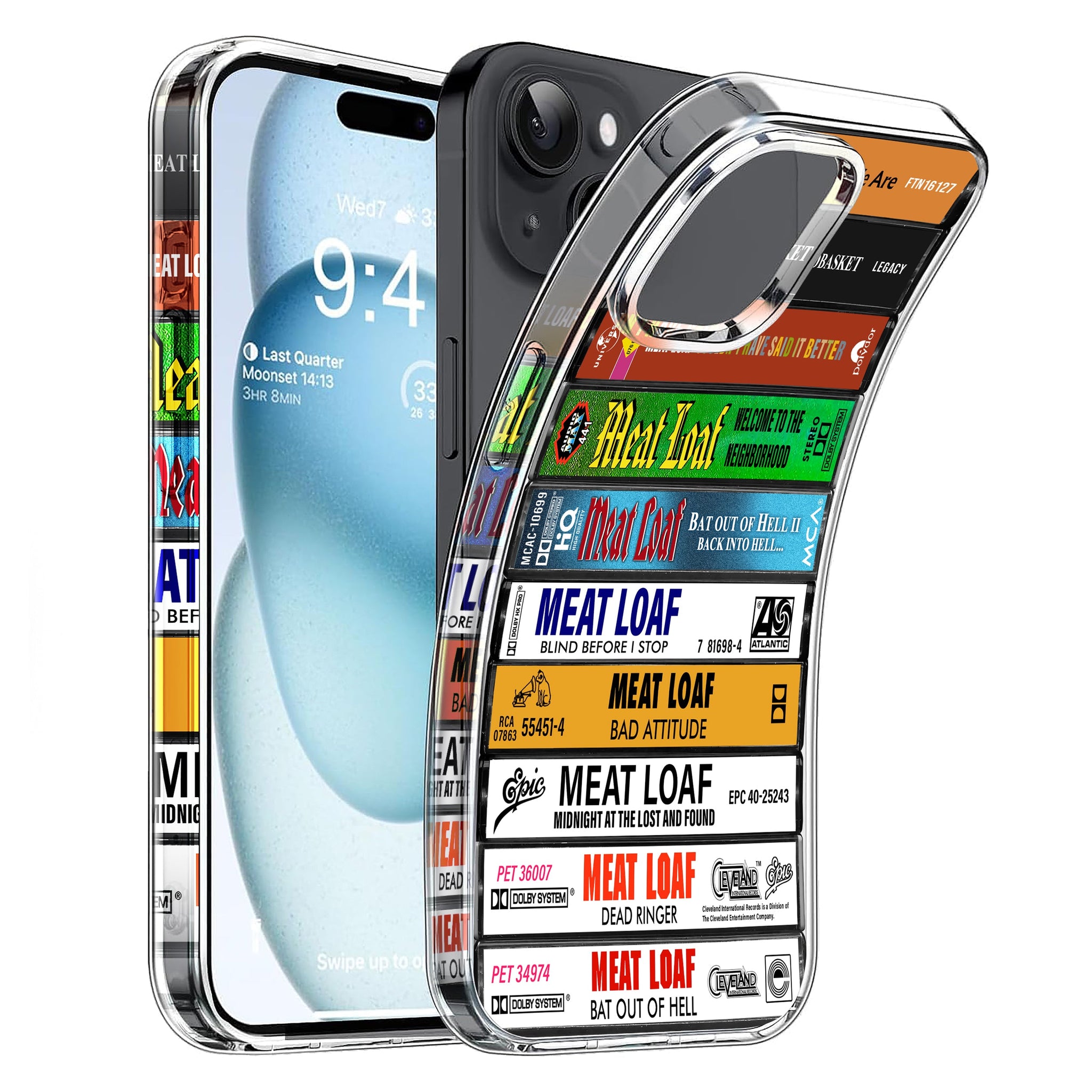 Meat Loaf Albums Cassette Collection Retro Phone Case