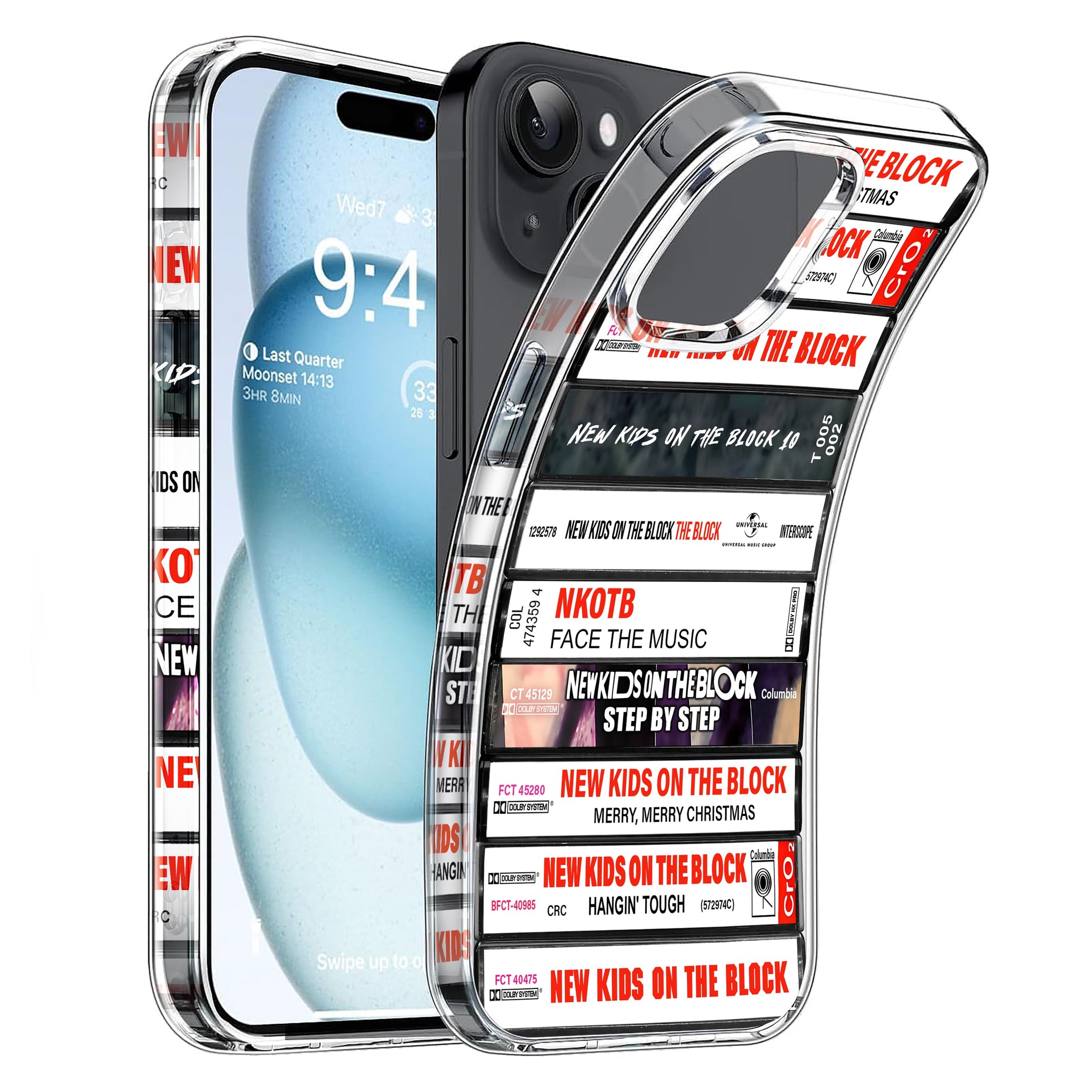 New Kids on the Block Albums Cassette Collection Retro Phone Case