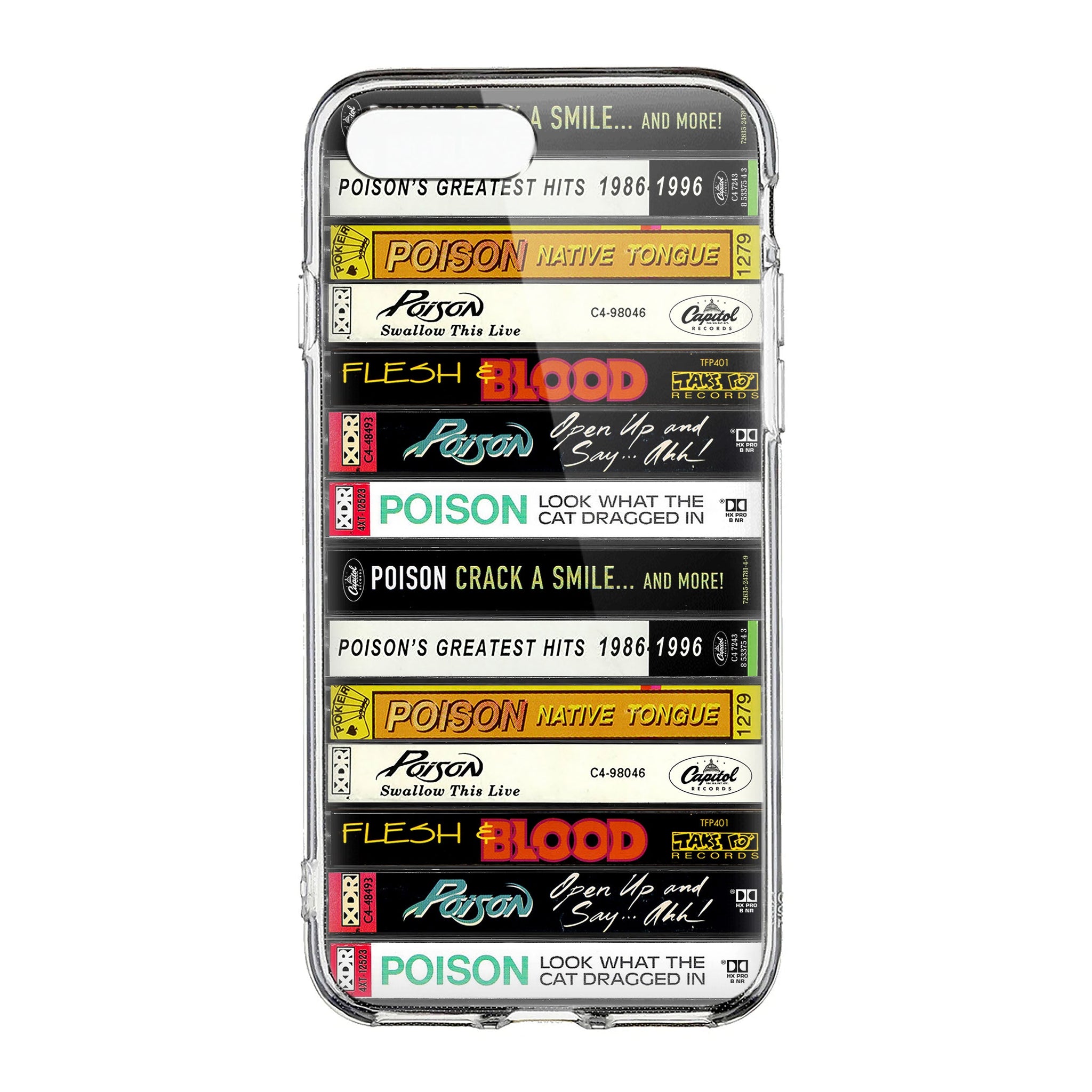 Poison Albums Cassette Collection Retro Phone Case