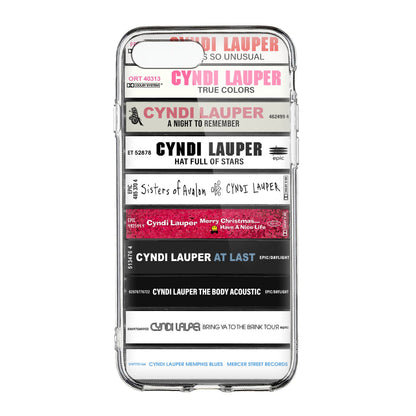 Cyndi Lauper Albums Cassette Collection Retro Phone Case