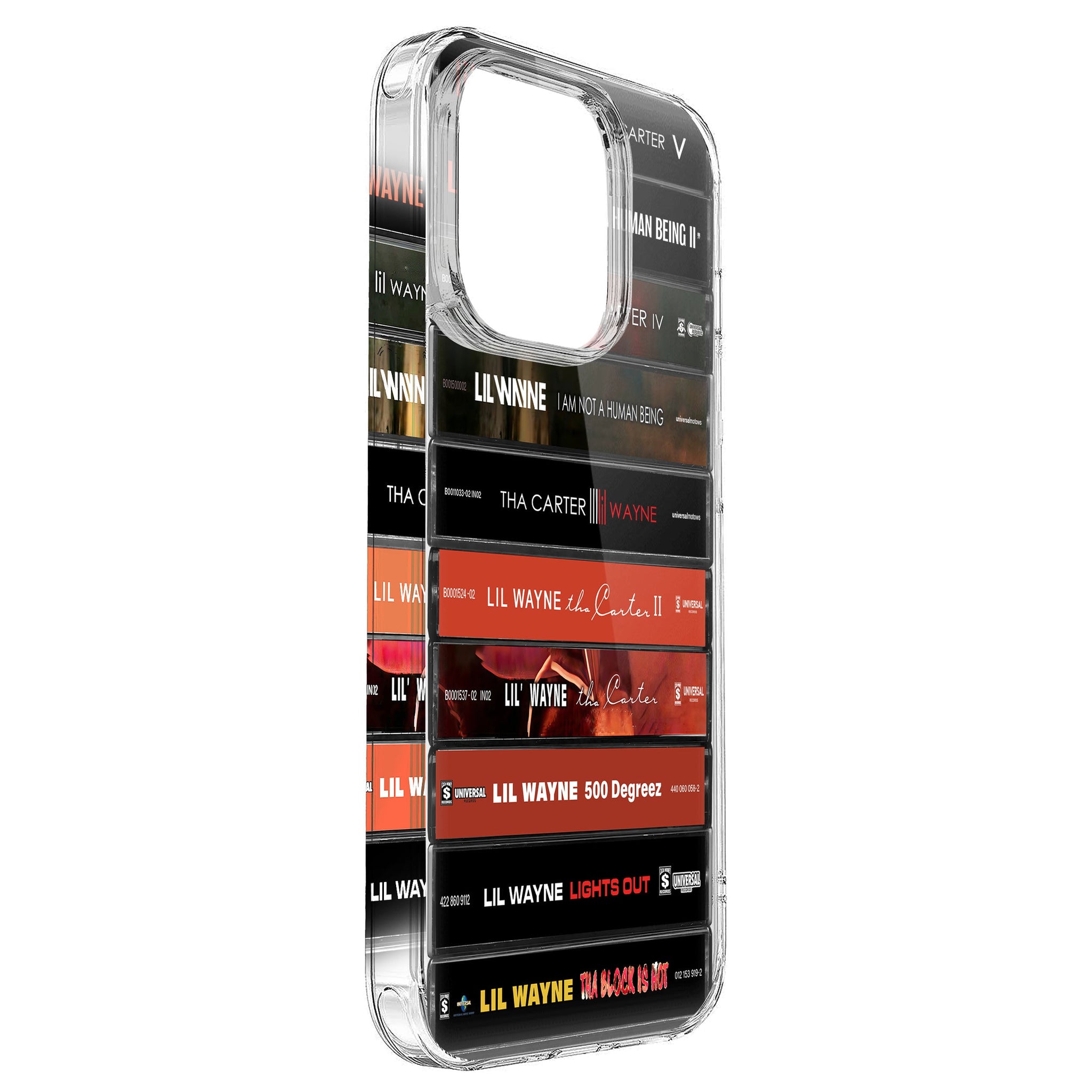 Lil Wayne Albums Cassette Collection Retro Phone Case