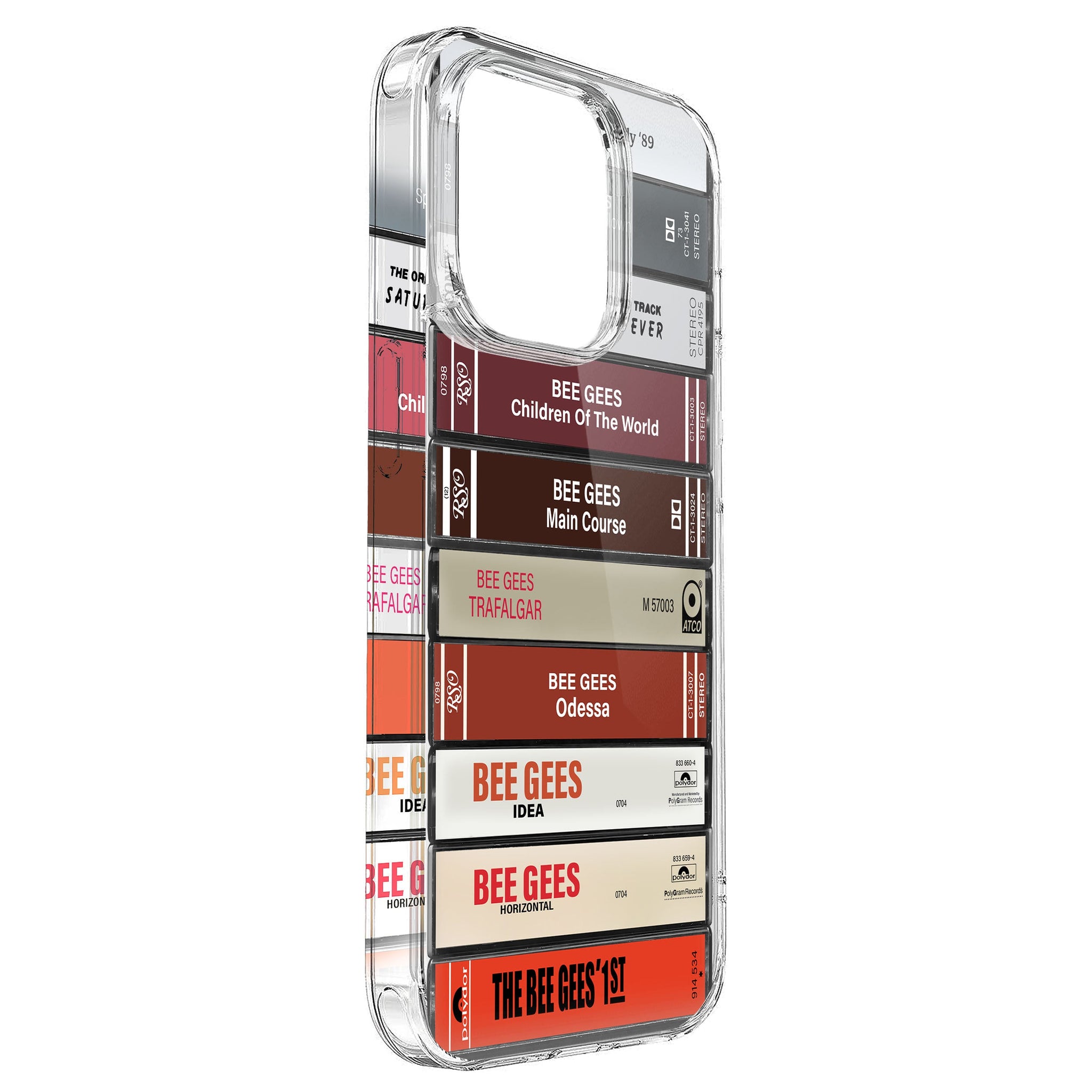 Bee Gees Albums Cassette Collection Retro Phone Case