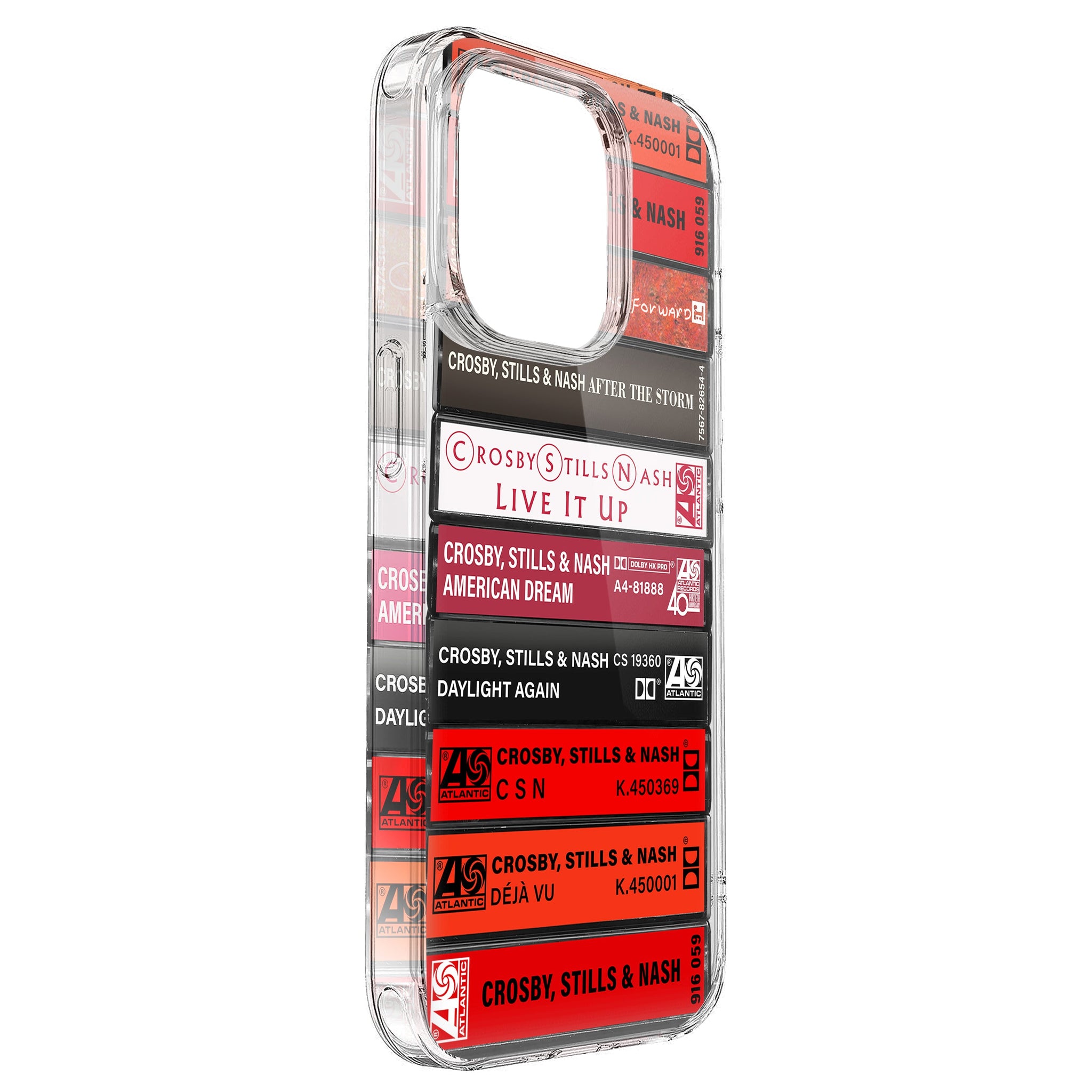 Crosby, Stills, Nash & Young Albums Cassette Collection Retro Phone Case