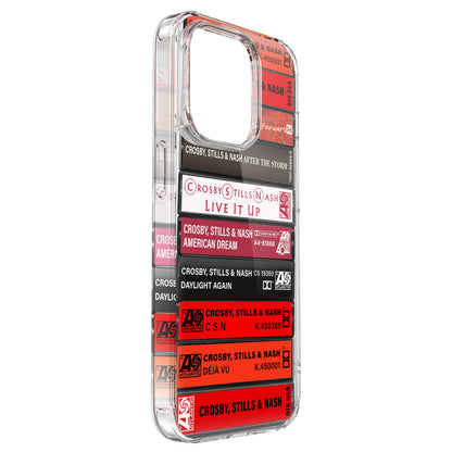 Crosby, Stills, Nash & Young Albums Cassette Collection Retro Phone Case