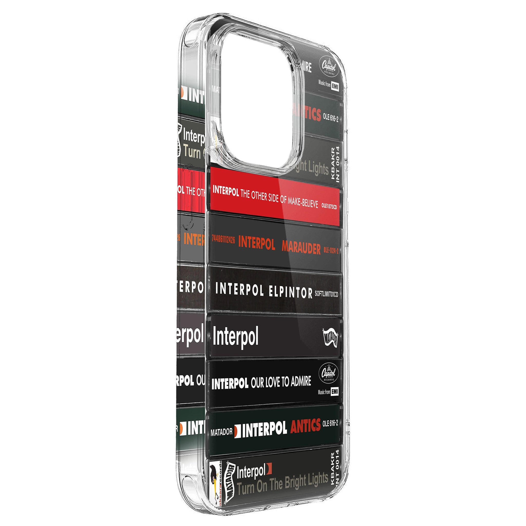 Interpol Albums Cassette Collection Retro Phone Case