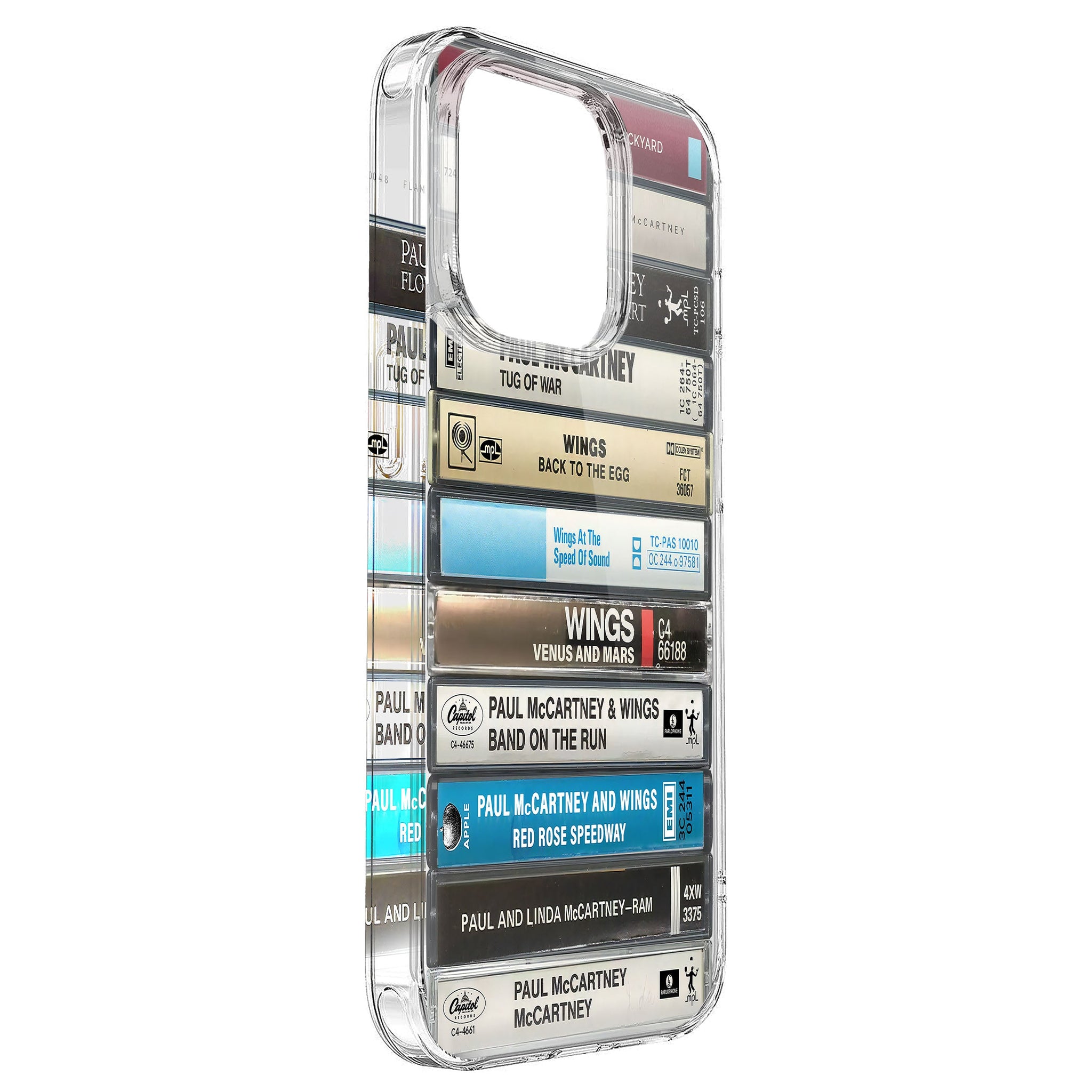 Paul McCartney Albums Cassette Collection Retro Phone Case