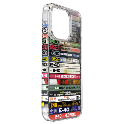 E-40 Albums Cassette Collection Retro Phone Case