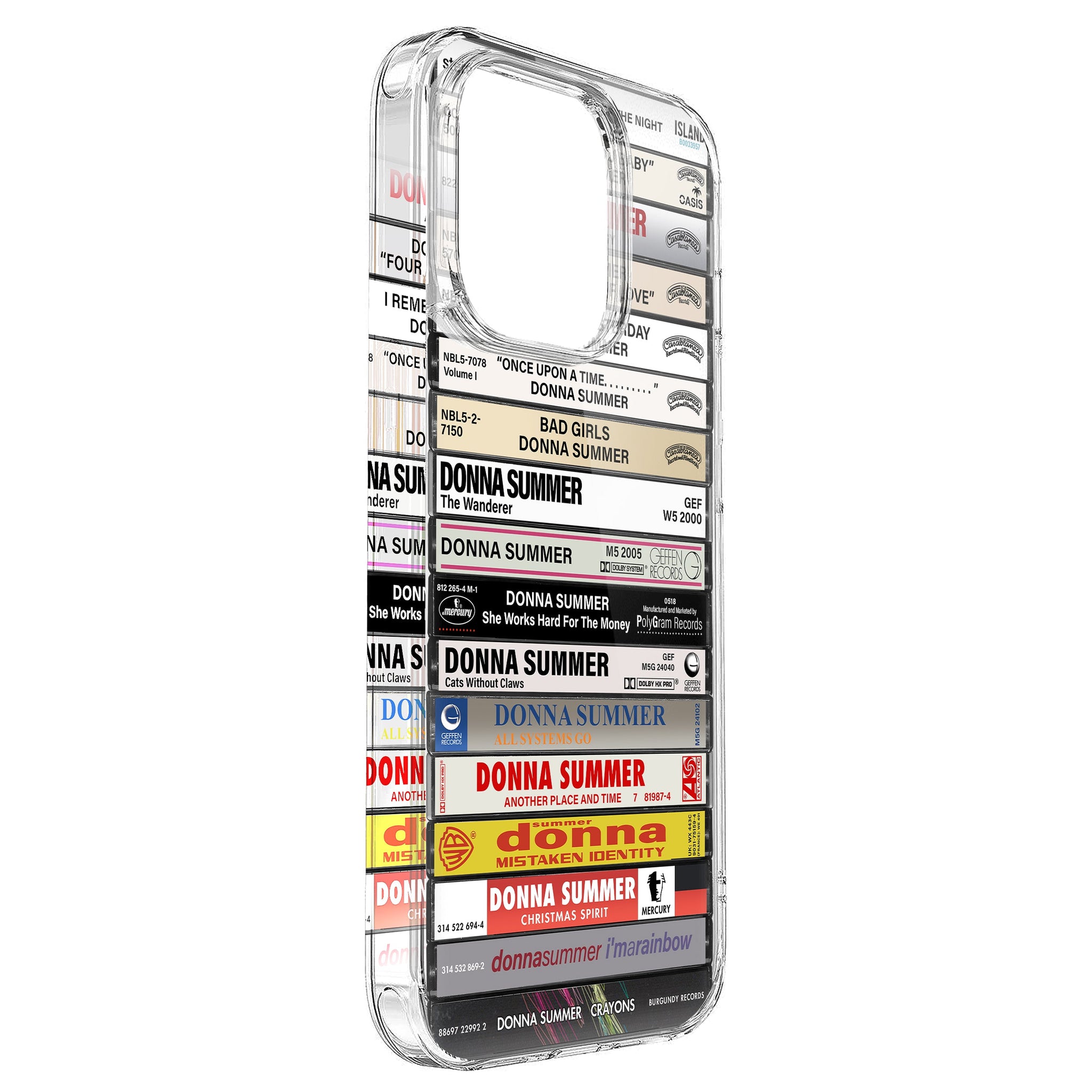 Donna Summer Albums Cassette Collection Retro Phone Case