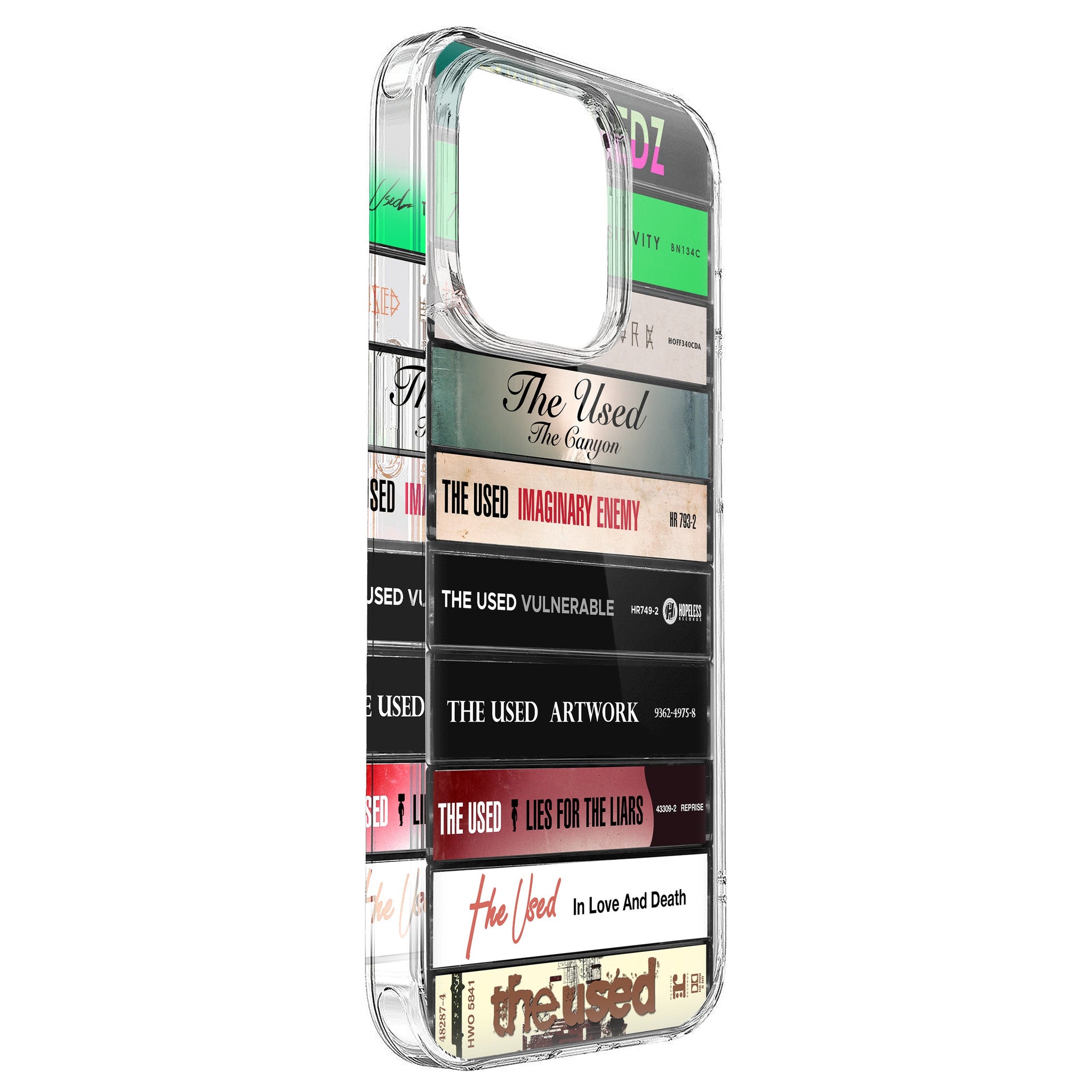 The Used Albums Cassette Collection Retro Phone Case