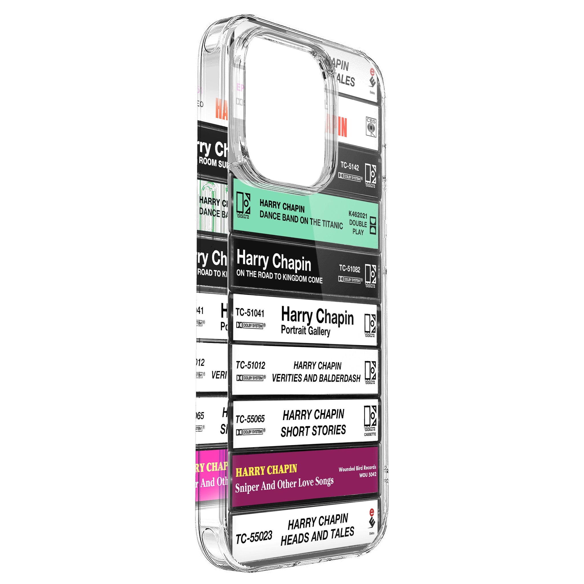 Harry Chapin Albums Cassette Collection Retro Phone Case