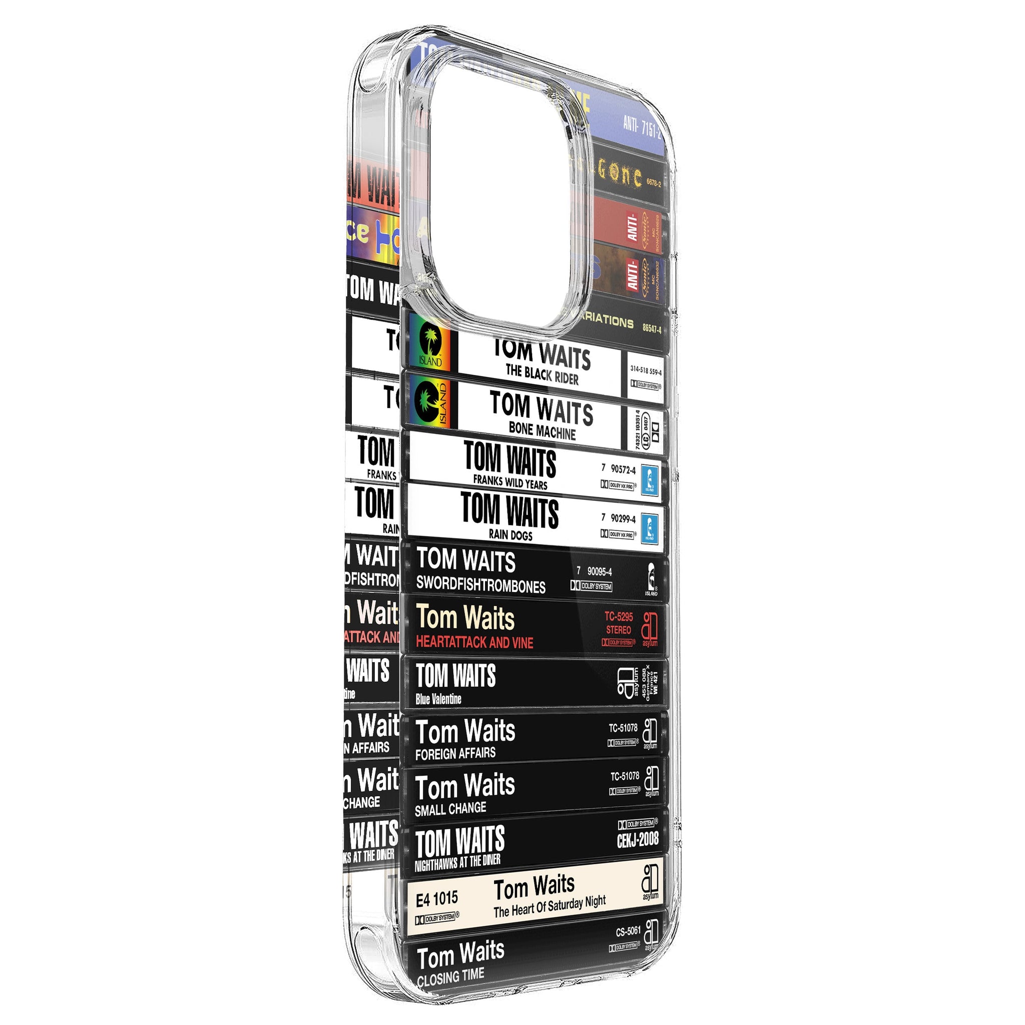 Tom Waits Albums Cassette Collection Retro Phone Case