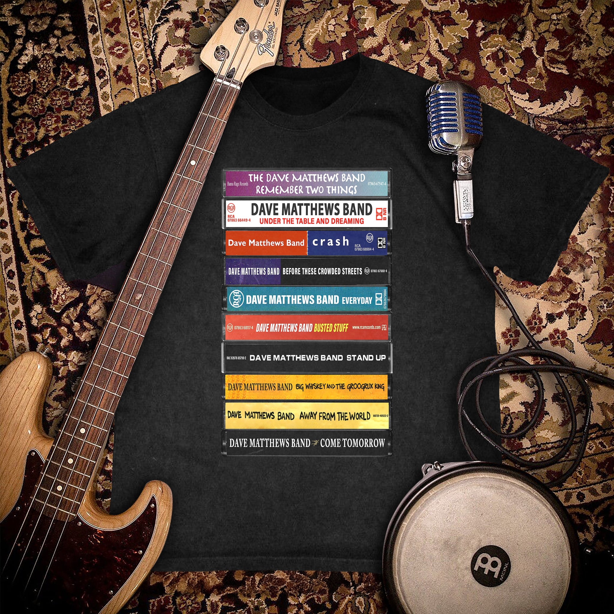 Dave Matthews Albums Cassette Retro Collection Premium Unisex T-Shirt
