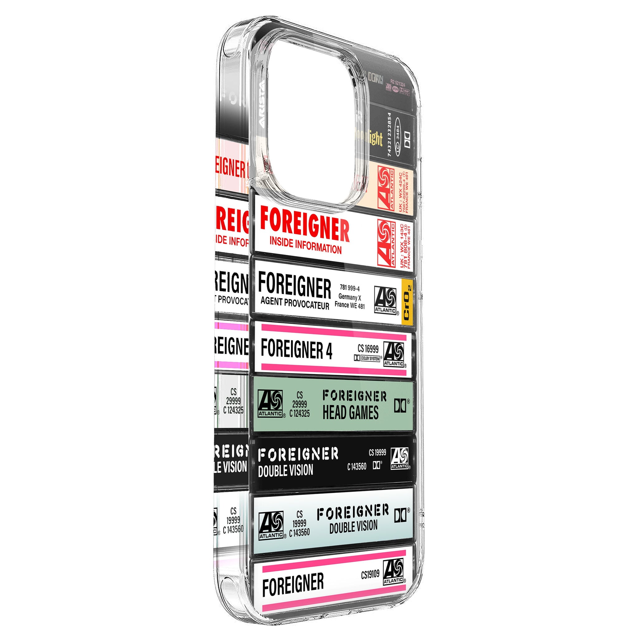 Foreigner Albums Cassette Collection Retro Phone Case