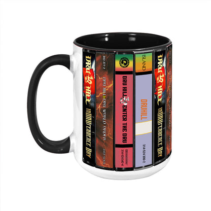 Dru Hill Albums Cassette Collection Retro Accent Edge-to-Edge Printed Mug
