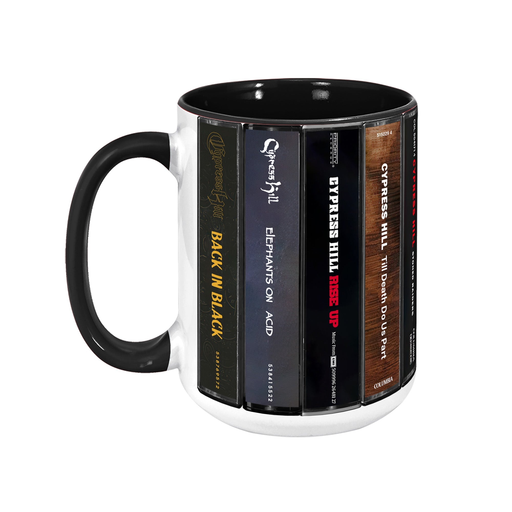 Cypress Hill Albums Cassette Collection Retro Accent Edge-to-Edge Printed Mug
