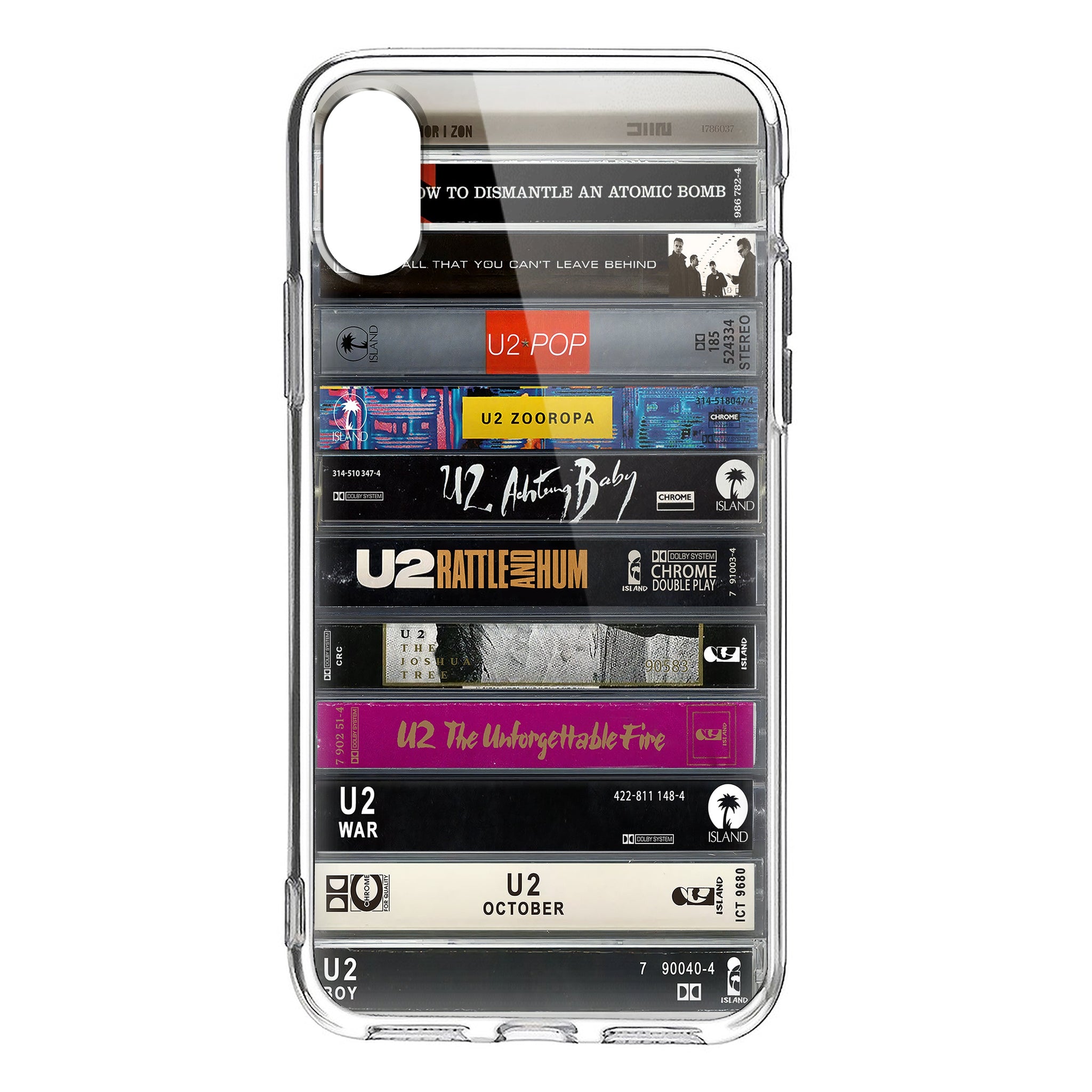 U2 Albums Cassette Collection Retro MagSafe Phone Case