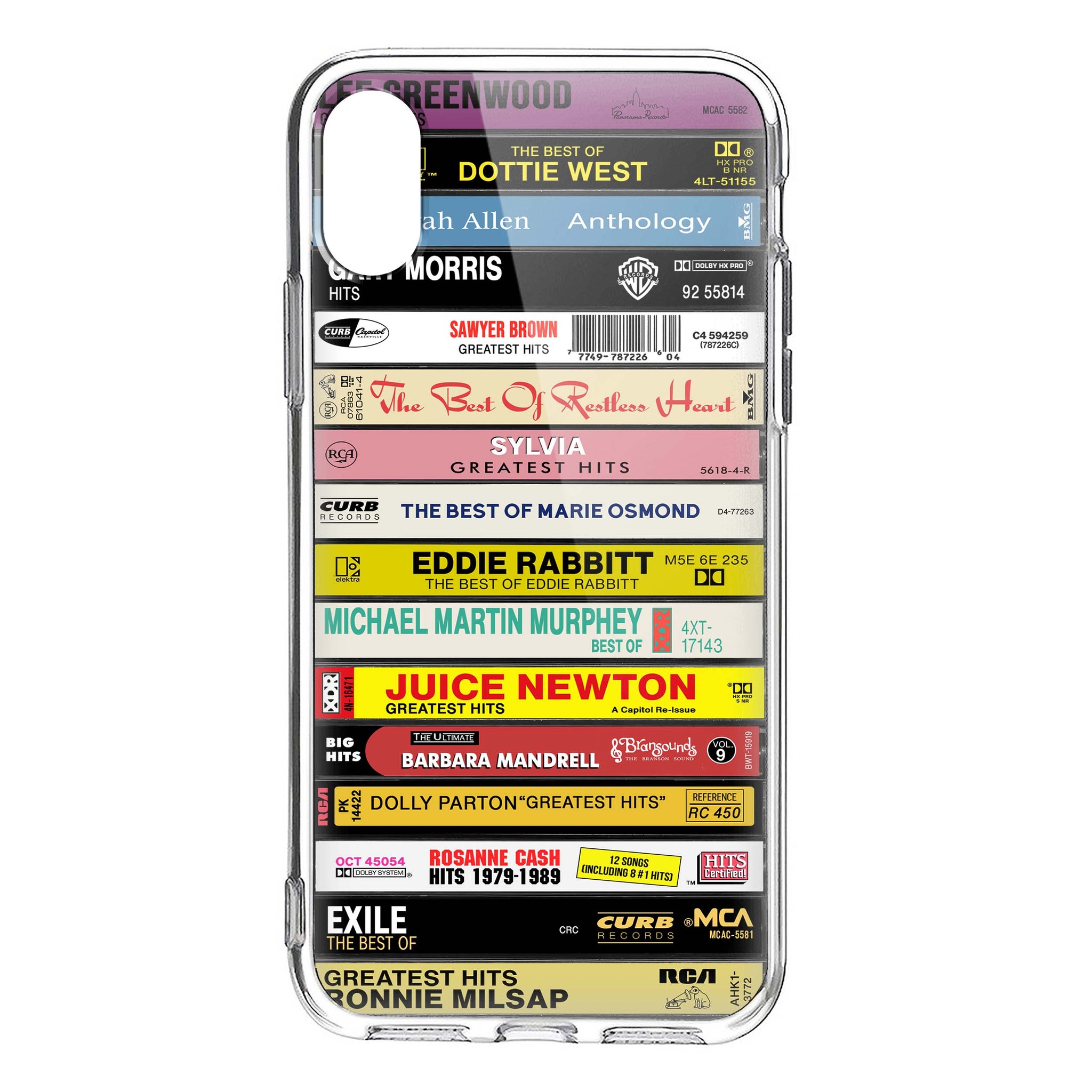 80s Country Albums Cassette Collection Retro MagSafe Phone Case
