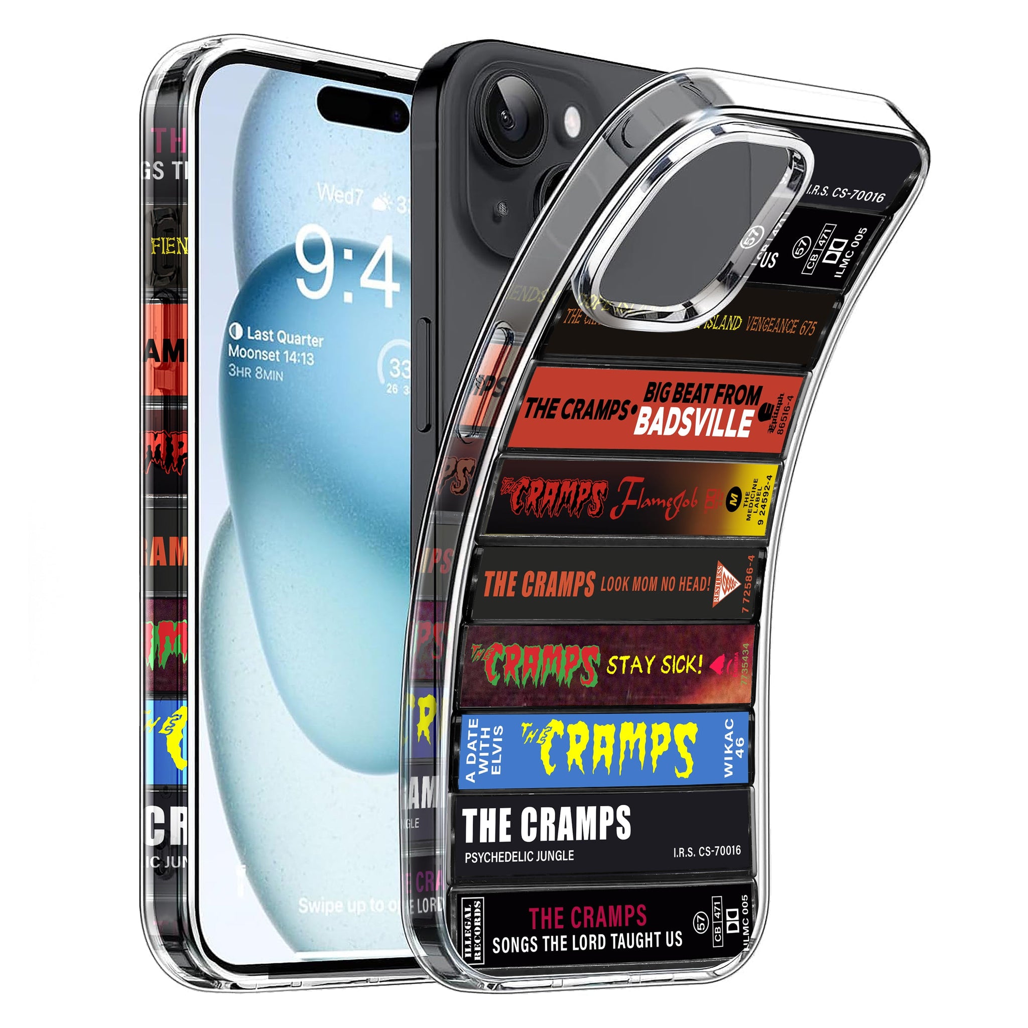 The Cramps Albums Cassette Collection Retro Phone Case