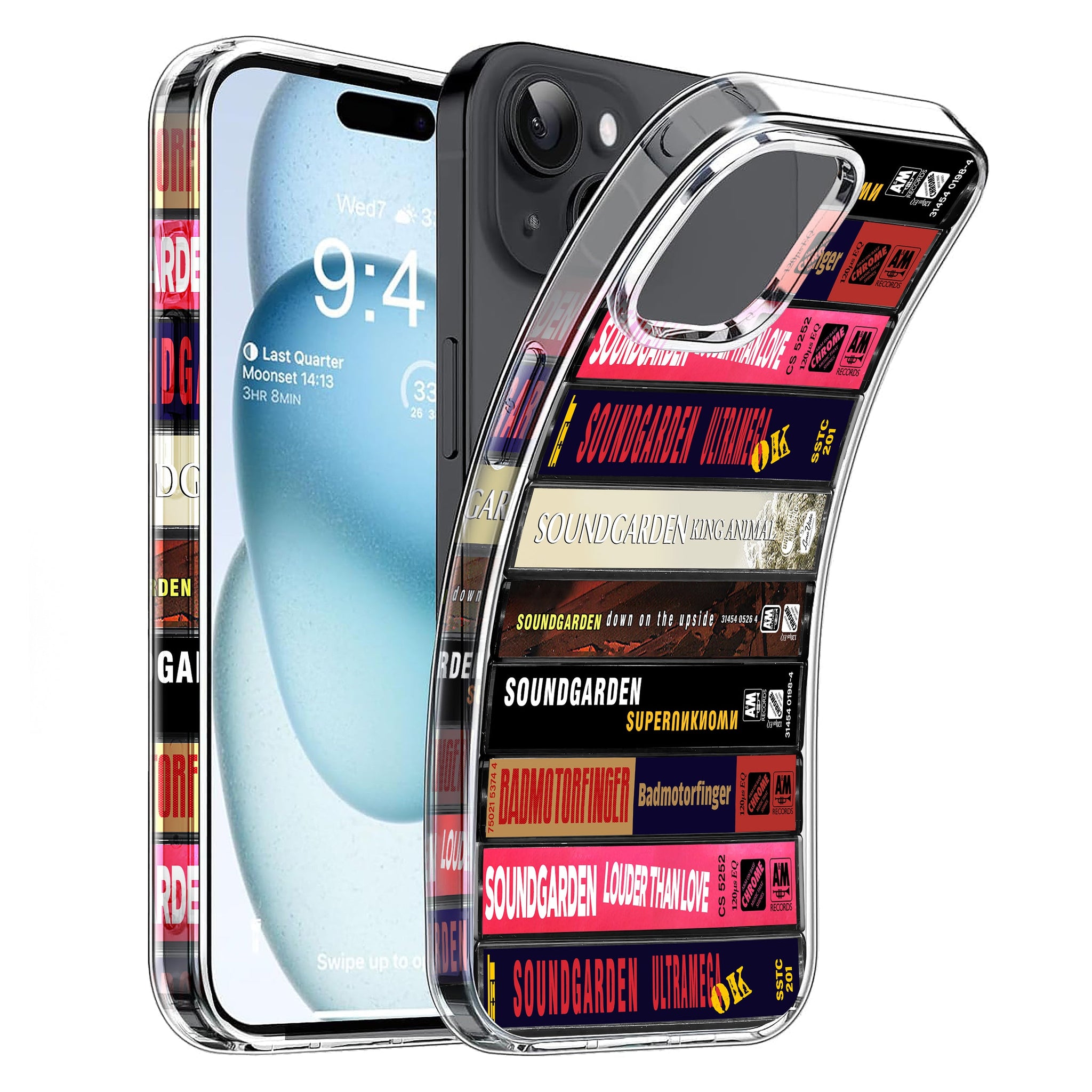 Soundgarden Albums Cassette Collection Retro Phone Case