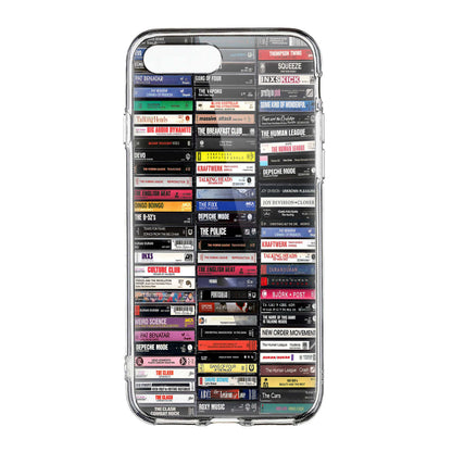 Classic New Wave & Electronic Albums Cassette Collection Retro Phone Case