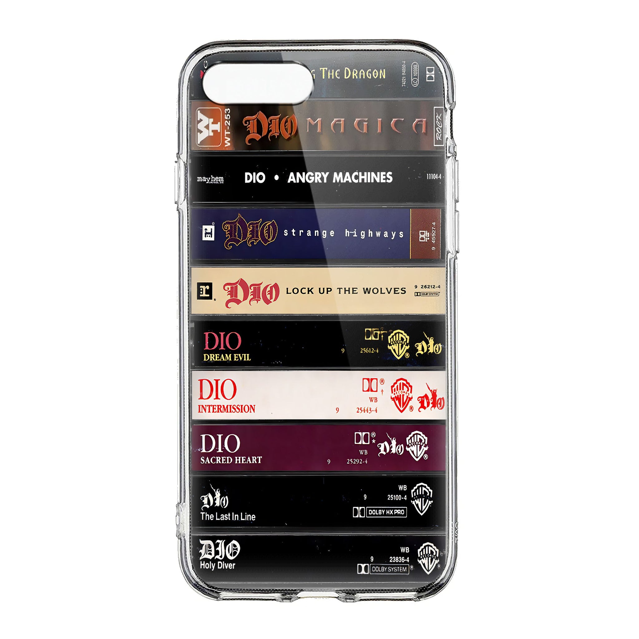 Dio Albums Cassette Collection Retro Phone Case