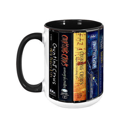 Counting Crows Albums Cassette Collection Retro Accent Edge-to-Edge Printed Mug
