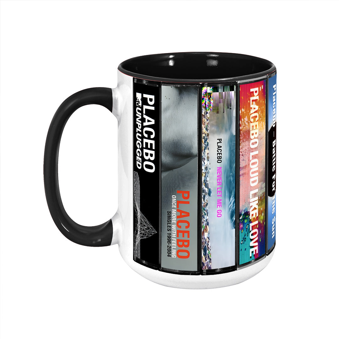 Placebo Albums Cassette Collection Retro Accent Mug