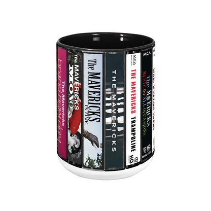 The Mavericks Albums Cassette Collection Retro Accent Mug
